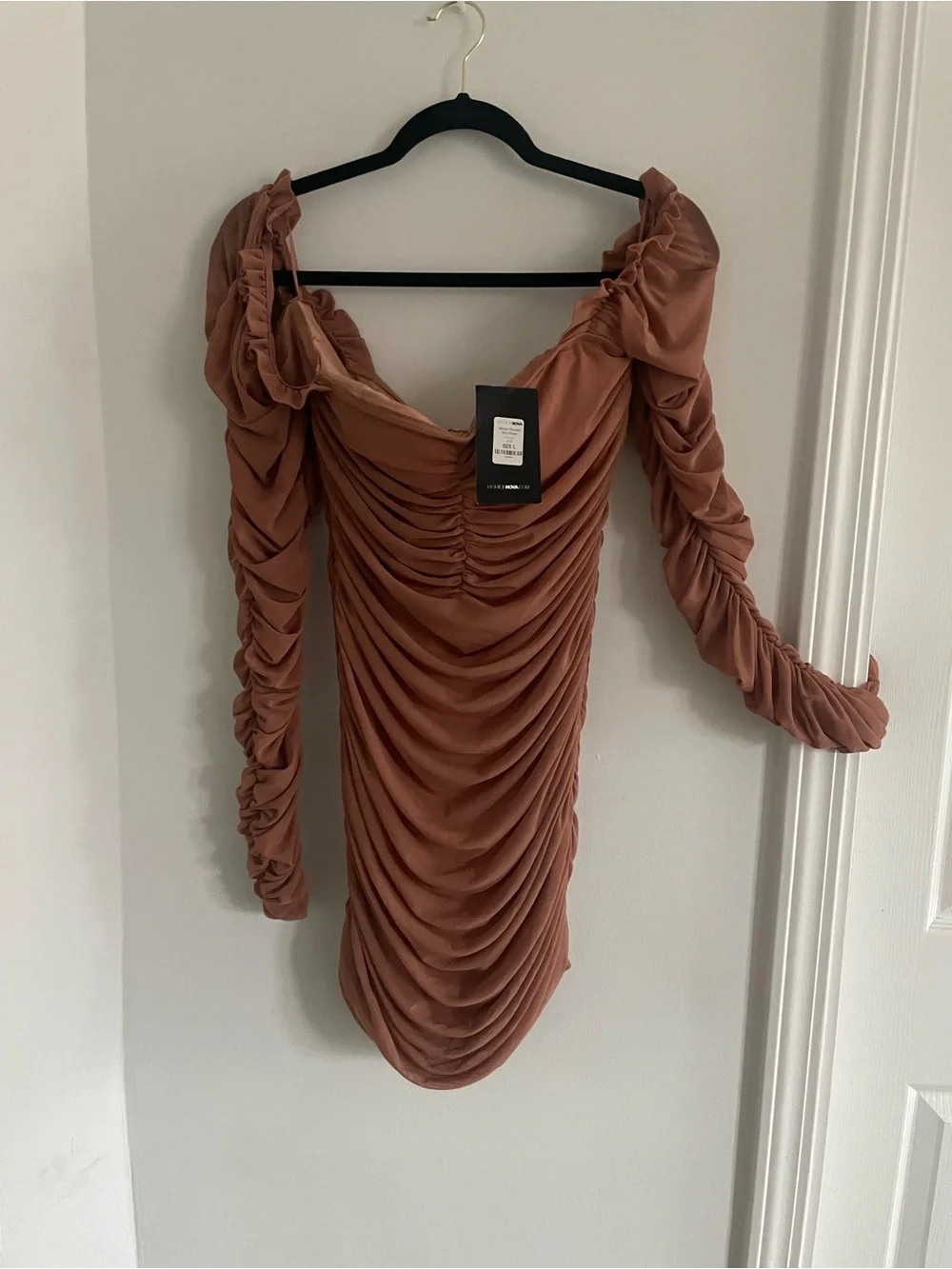 Mariah Ruched Mini Dress - Picture 3 of 6